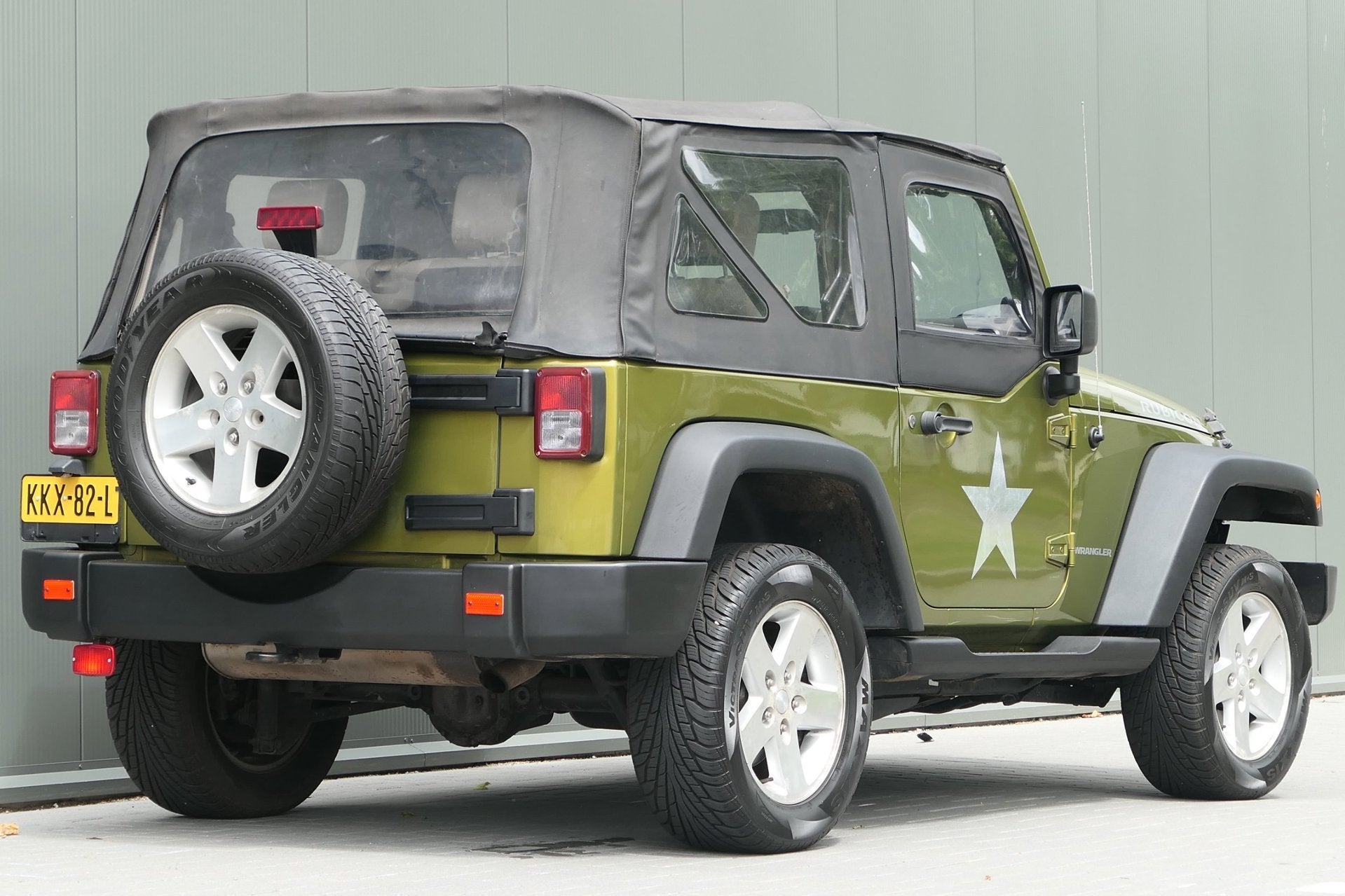 Jeep Wrangler 3.8 Rubicon Youngtimer Airco Cruise, Auto's, Stof, Gebruikt, Beige, Vierwielaandrijving