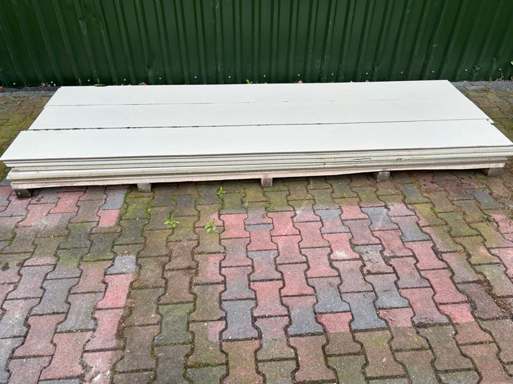 Hardy panel taupe 32,5x305cm8mm nieuw windveer overstekplank, Doe-het-zelf en Verbouw, Ophalen, Minder dan 25 mm, Overige typen