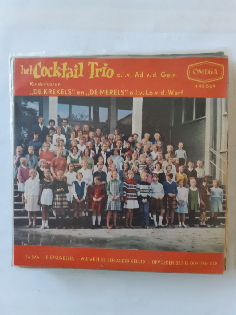 Het Cocktail Trio  ,  Dierkundeles en andere liedjes , EP, Ophalen of Verzenden, Gebruikt, 12 inch, Levenslied of Smartlap