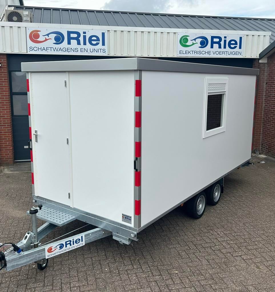 Schaftwagen 5 meter met berging tandemas NIEUW, Ophalen