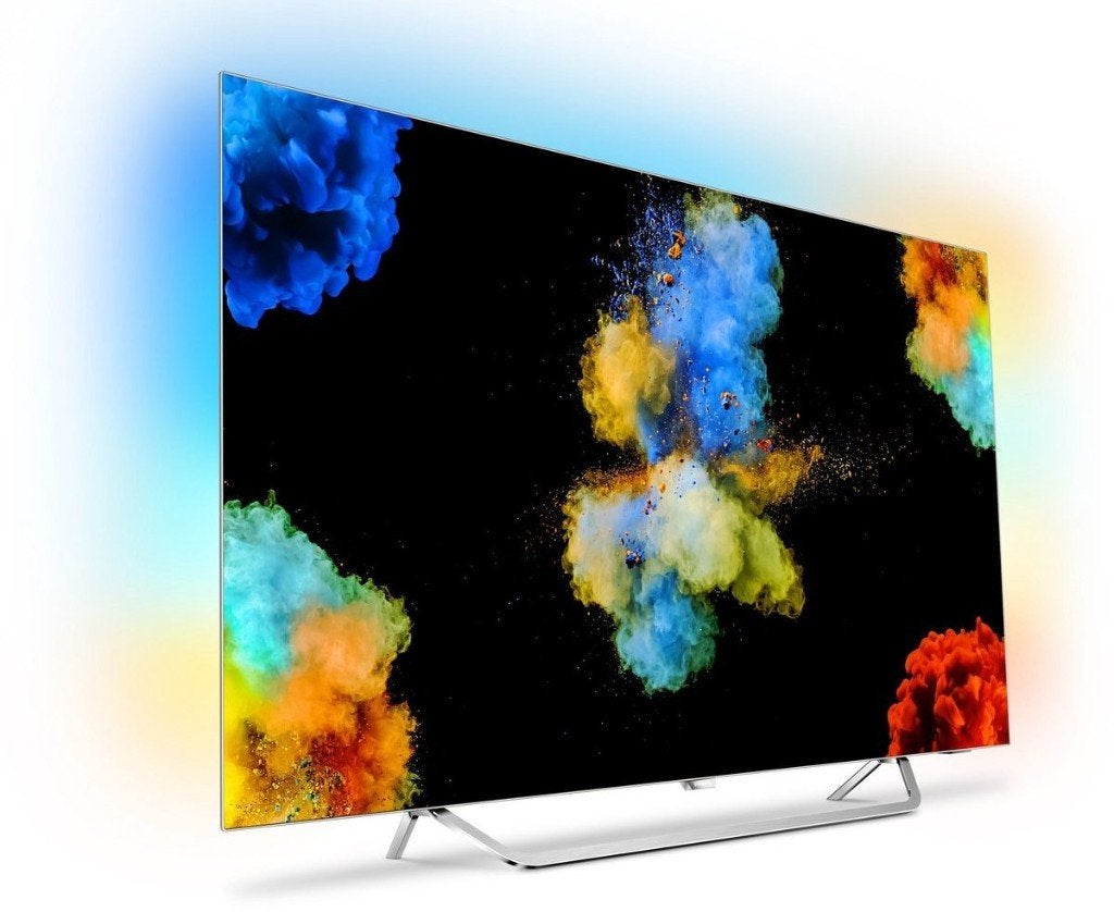 Philips 55POS9002 OLED smart TV, Gebruikt, Ophalen of Verzenden, 100 Hz, 100 cm of meer