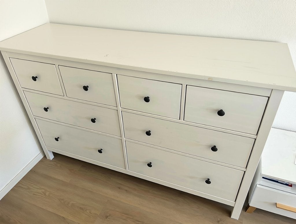 Hemnes ladekast (8 lades), Huis en Inrichting, Ophalen, Gebruikt, 5 laden of meer, 150 tot 200 cm