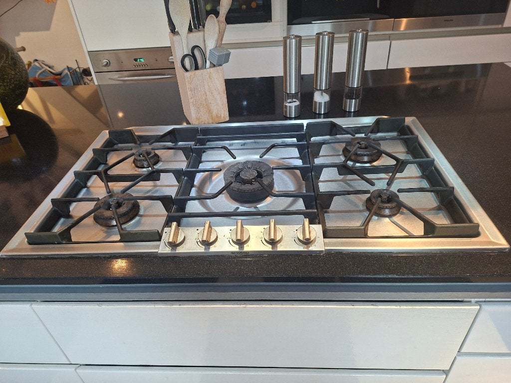 kookstel, Witgoed en Apparatuur, Kookplaten, Ophalen, Gebruikt, Gas, Vrijstaand