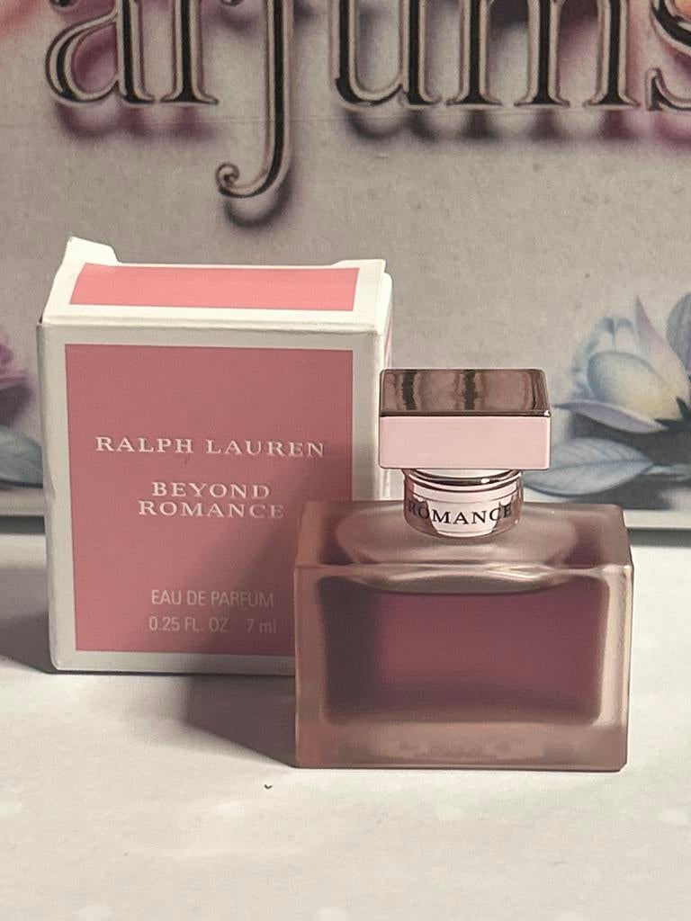 Ralph Lauren - beyond romance miniature 7ml edp, Verzamelen, Ophalen of Verzenden, Nieuw, Miniatuur, Gevuld