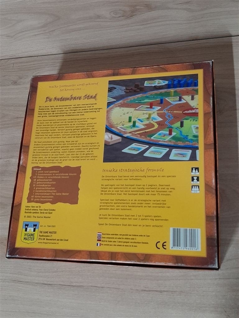 de ontembare stad - s5434, Verzenden, Zo goed als nieuw