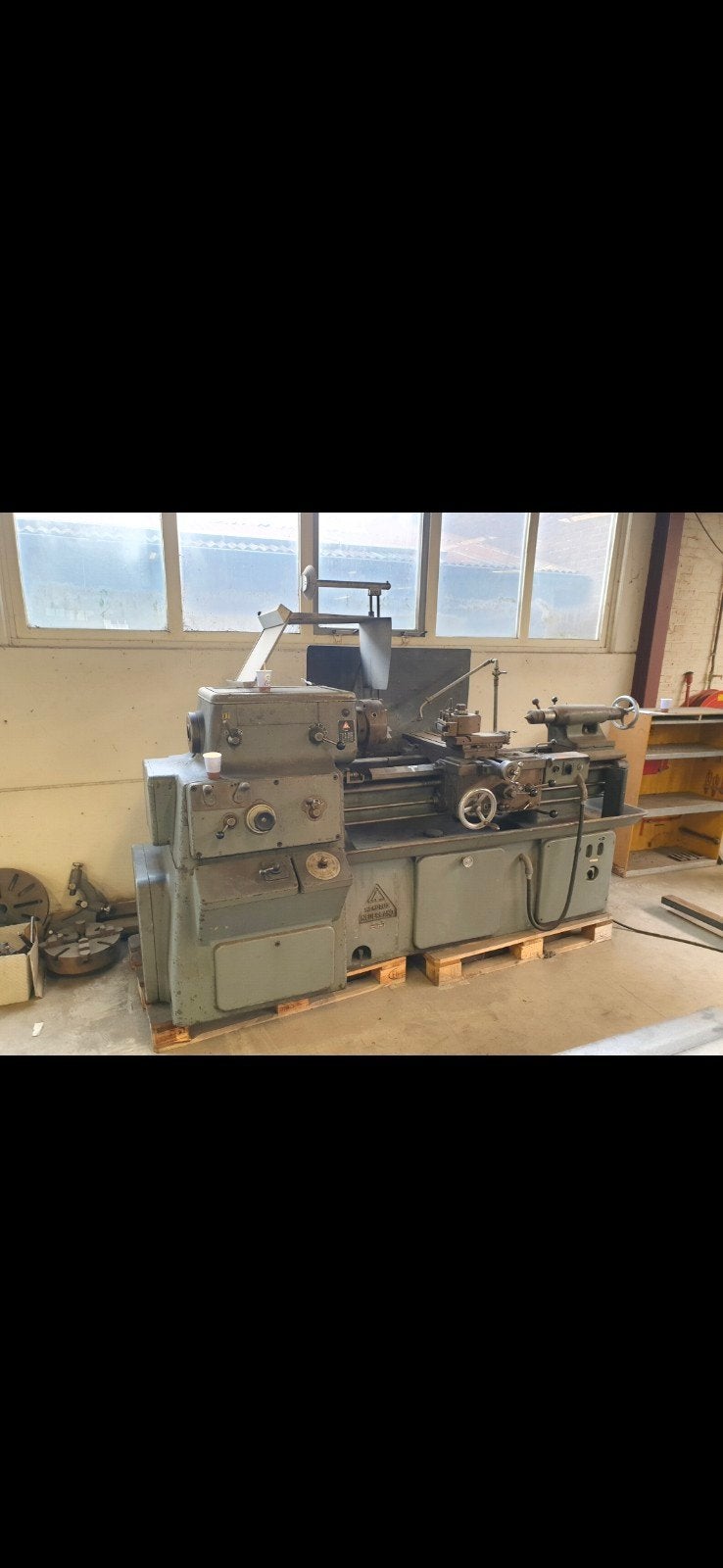 Hembrug DR200 Metaaldraaibank 15pk met veel gereedschap, Ophalen, Gebruikt, Metaaldraaibank, 1000 mm of meer