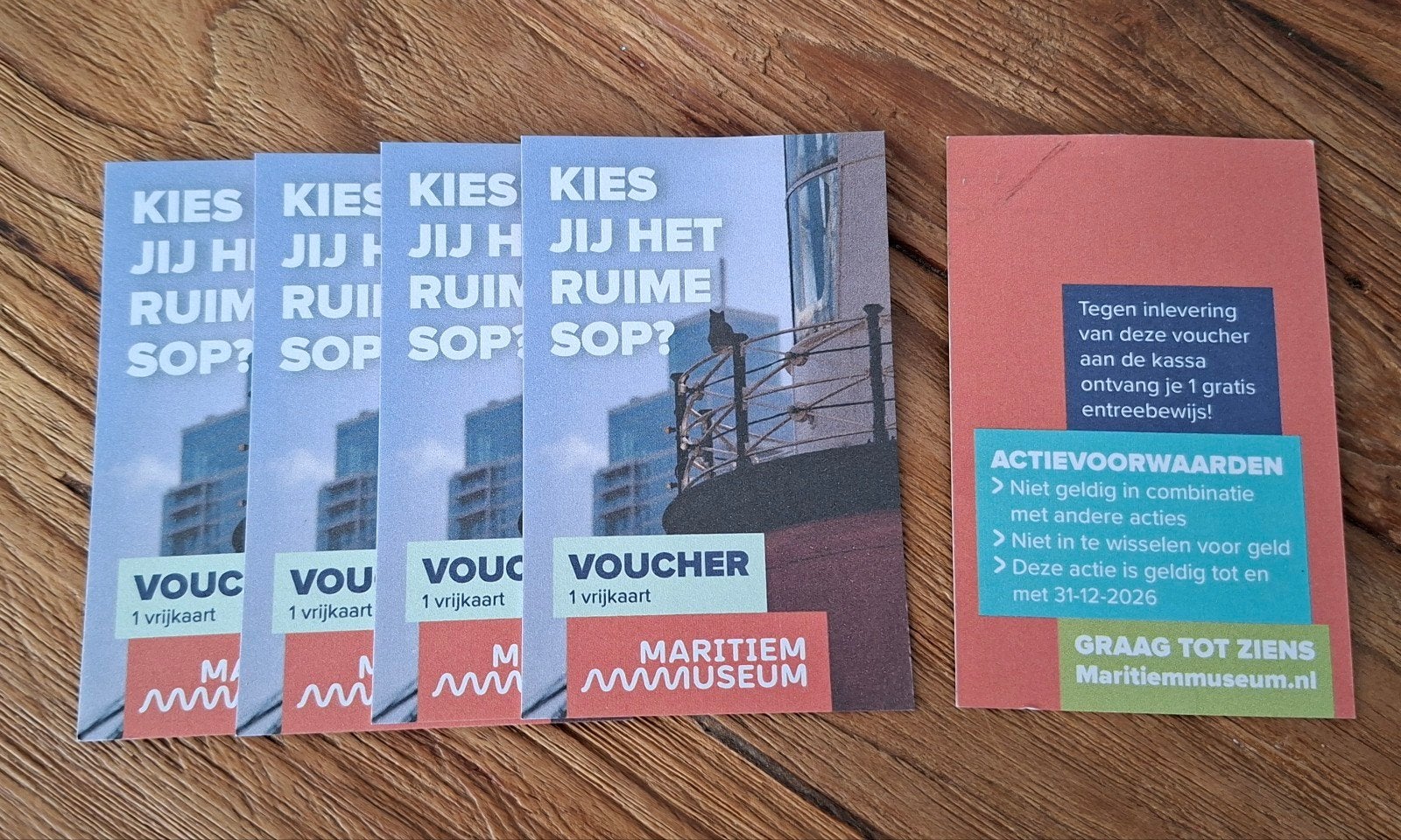 Maritiem Museum 5 kaartjes