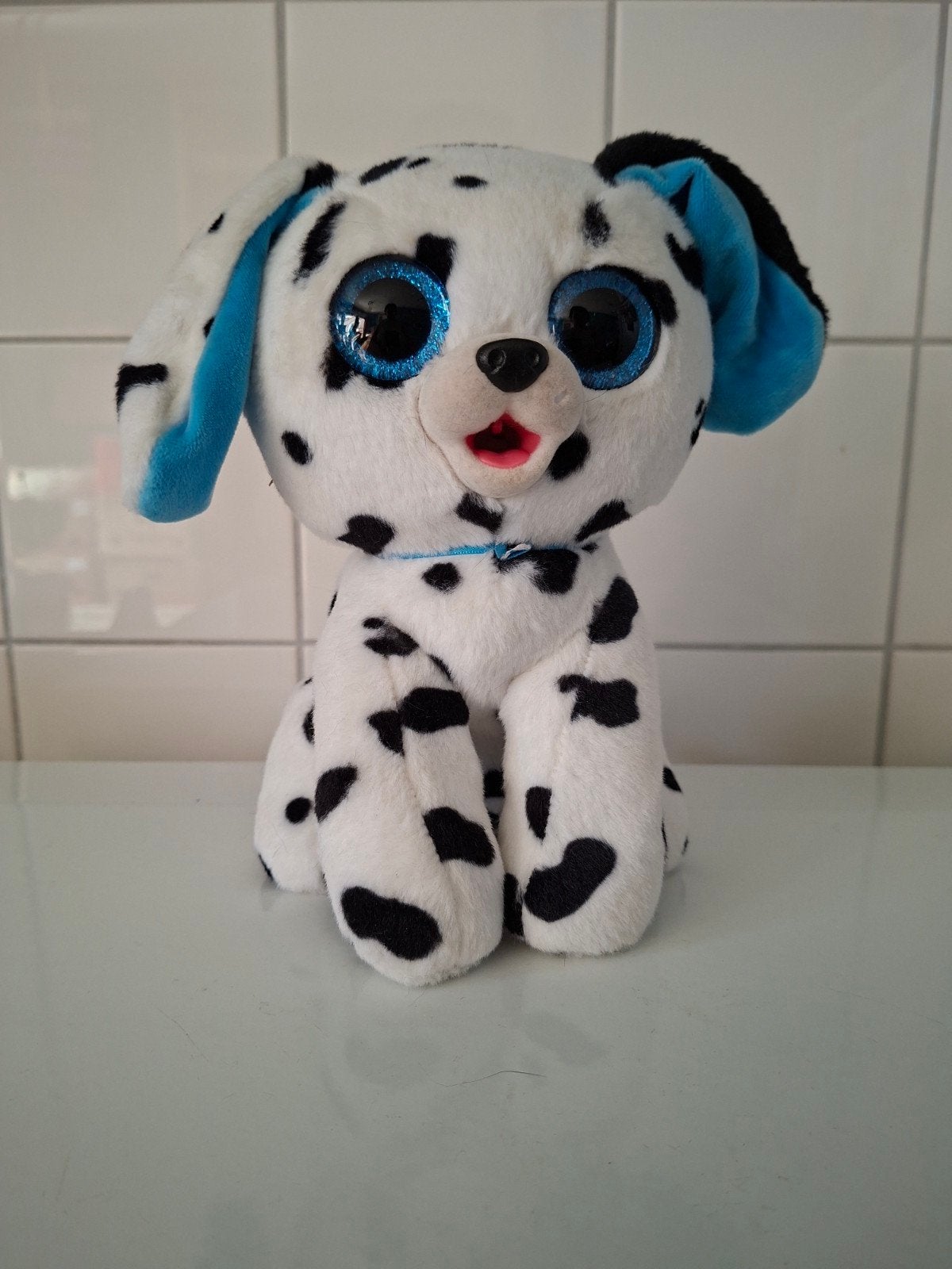 Schattige Ty Beanie Boo Dalmatiër Knuffel, Zo goed als nieuw, Klein (minder dan 20 cm), Wit, Ty