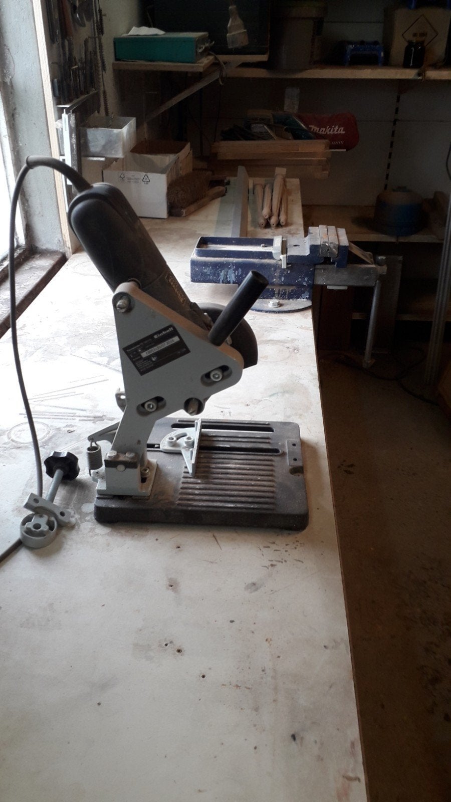 Afkortzaagje metaal., Ophalen of Verzenden, Zo goed als nieuw, 1200 watt of meer, 70 mm of meer