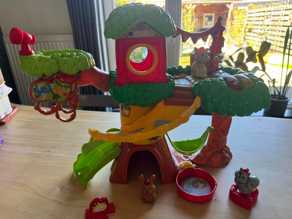 Zoefzoef dieren boomhut vtech, Ophalen of Verzenden, Zo goed als nieuw, 6 maanden tot 2 jaar