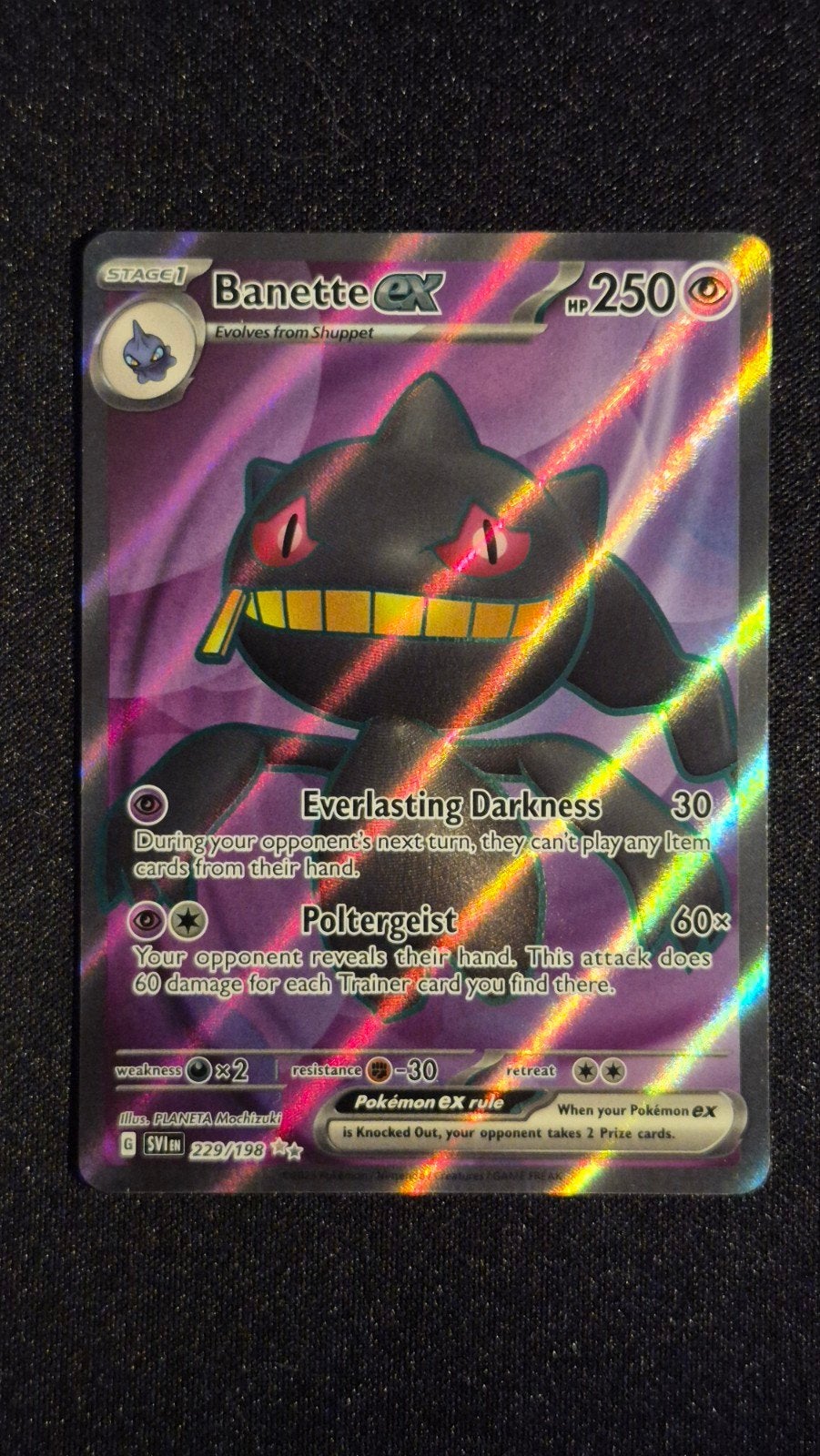 Banette ex 229/198 – Scarlet & Violet (2023), Verzenden, Zo goed als nieuw, Losse kaart