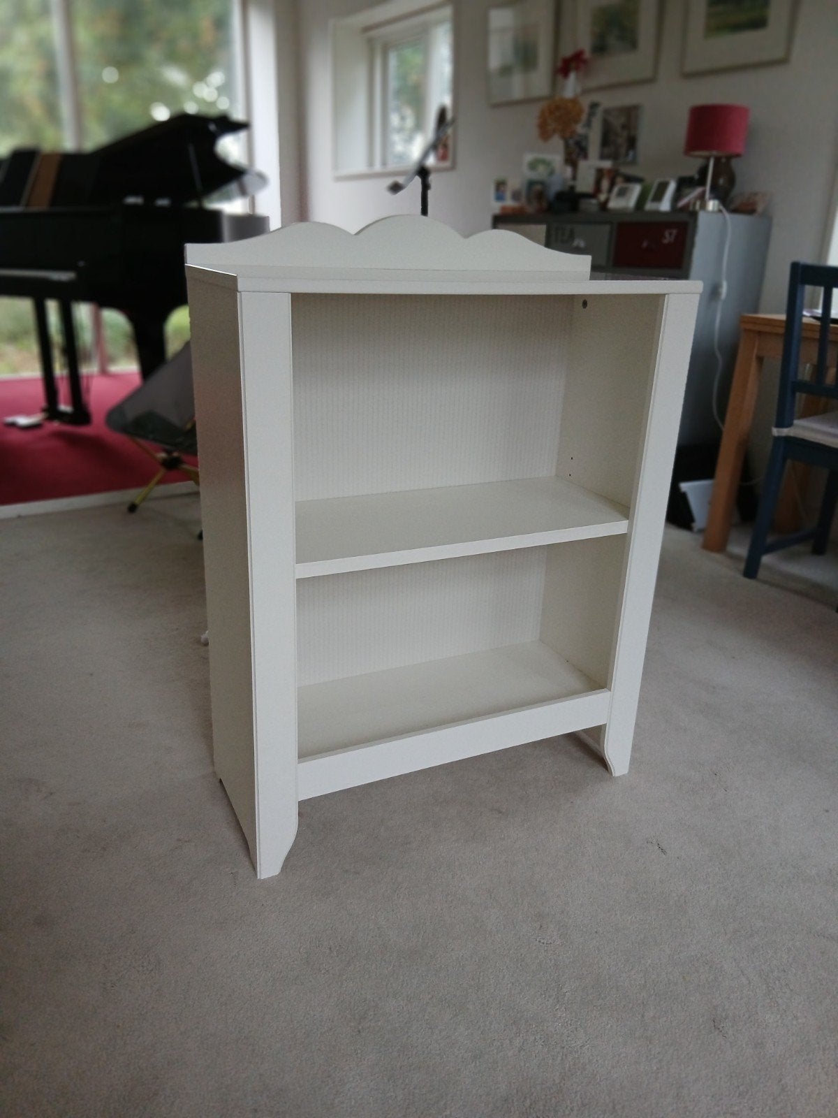 Witte boekenkast/dressoirkast, Huis en Inrichting, Kasten | Boekenkasten, Ophalen, Met plank(en), Grenenhout, 50 tot 100 cm
