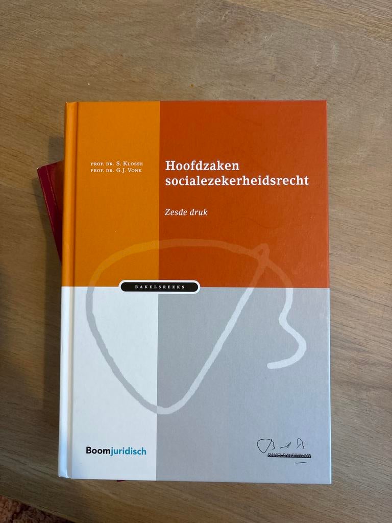 Hoofdzaken socialezekerheidsrecht - Zesde druk, Ophalen of Verzenden, Gamma, Zo goed als nieuw, HBO