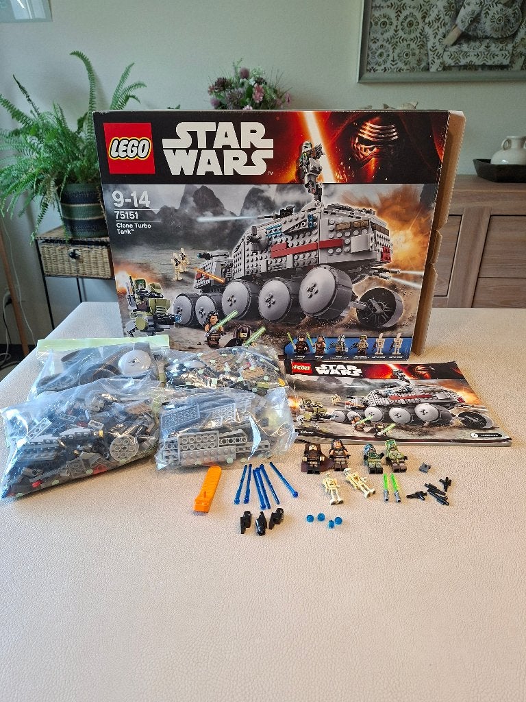 LEGO Star Wars 75151  Clone Turbo Tank, Kinderen en Baby's, Star Wars, Lego, Ophalen of Verzenden, Zo goed als nieuw