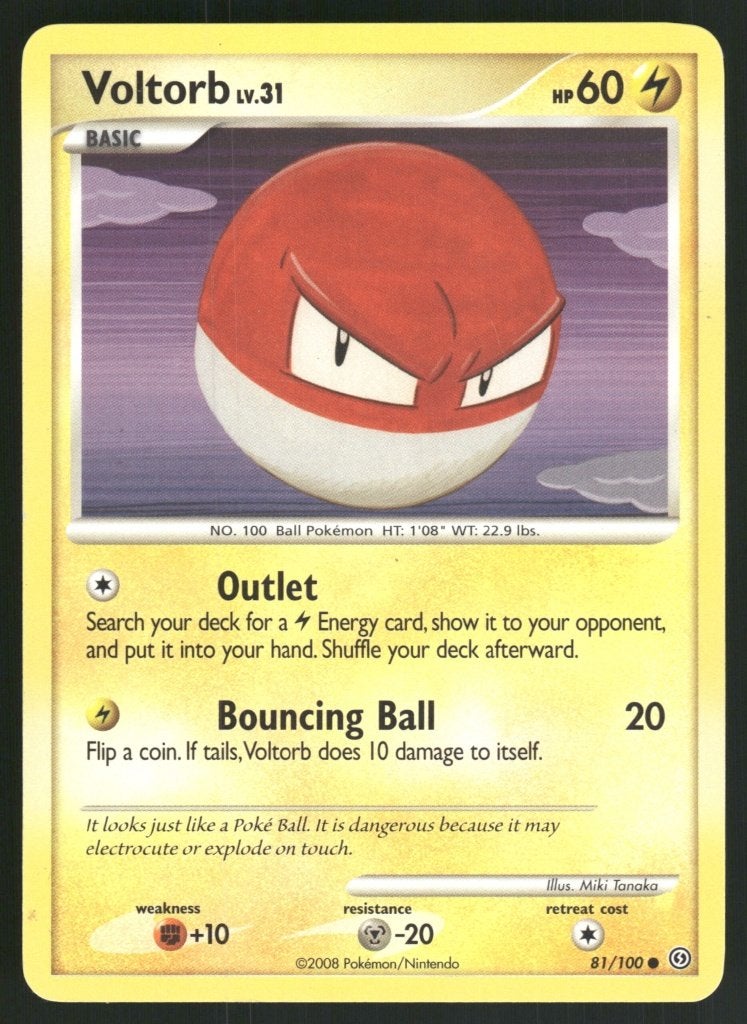 Voltorb 81/100 - Stormfront (EX), Verzenden, Gebruikt