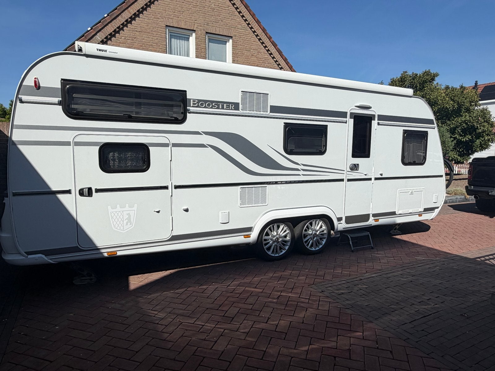 Tabbert Rossini Booster 620 DM (2022) - Nieuwstaat, compleet, Stapelbed, Rondzit, Tabbert, Particulier