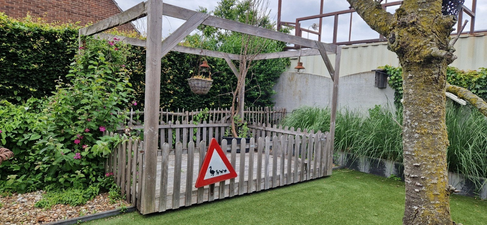 Veranda met poortje, Tuin en Terras, Ophalen, Met poort, Gebruikt, Tuinhek