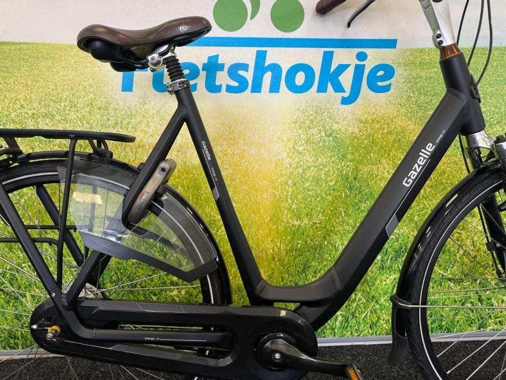 Fietshokje Amersfoort: Gazelle Orange damesfiets N7 H61, Fietsen en Brommers, Fietsen | Dames | Damesfietsen, Niet ingevuld, Versnellingen