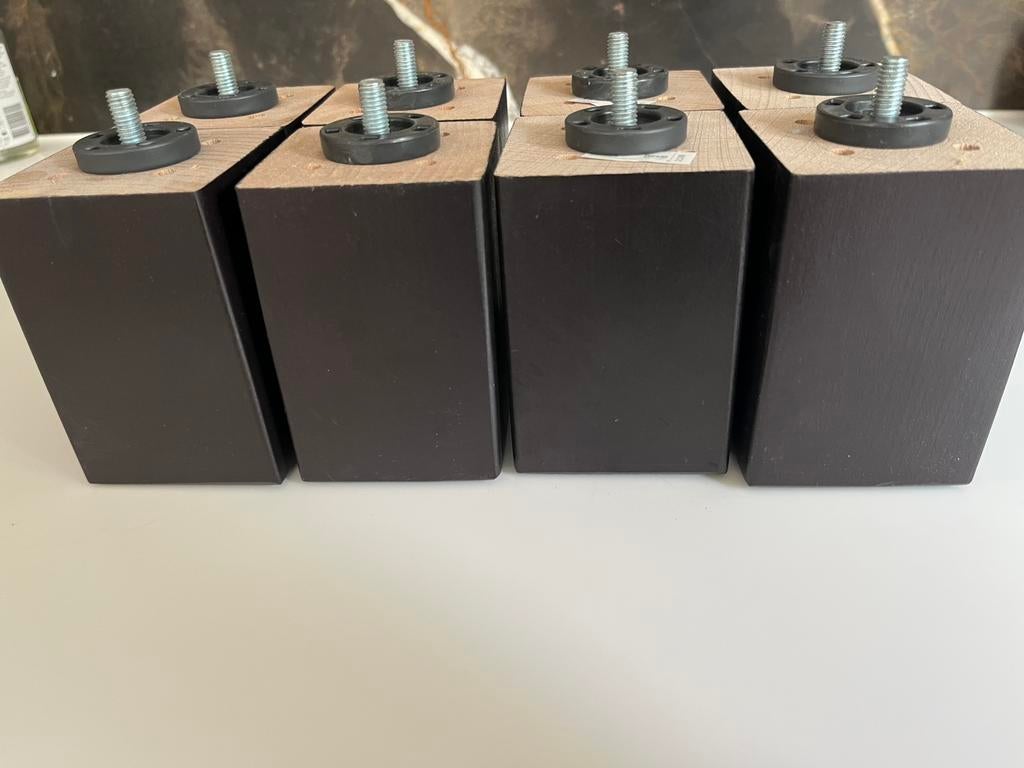 IKEA bedpoten Burfjord (8 stuks, voor 2 bedden), Ophalen of Verzenden, Zo goed als nieuw