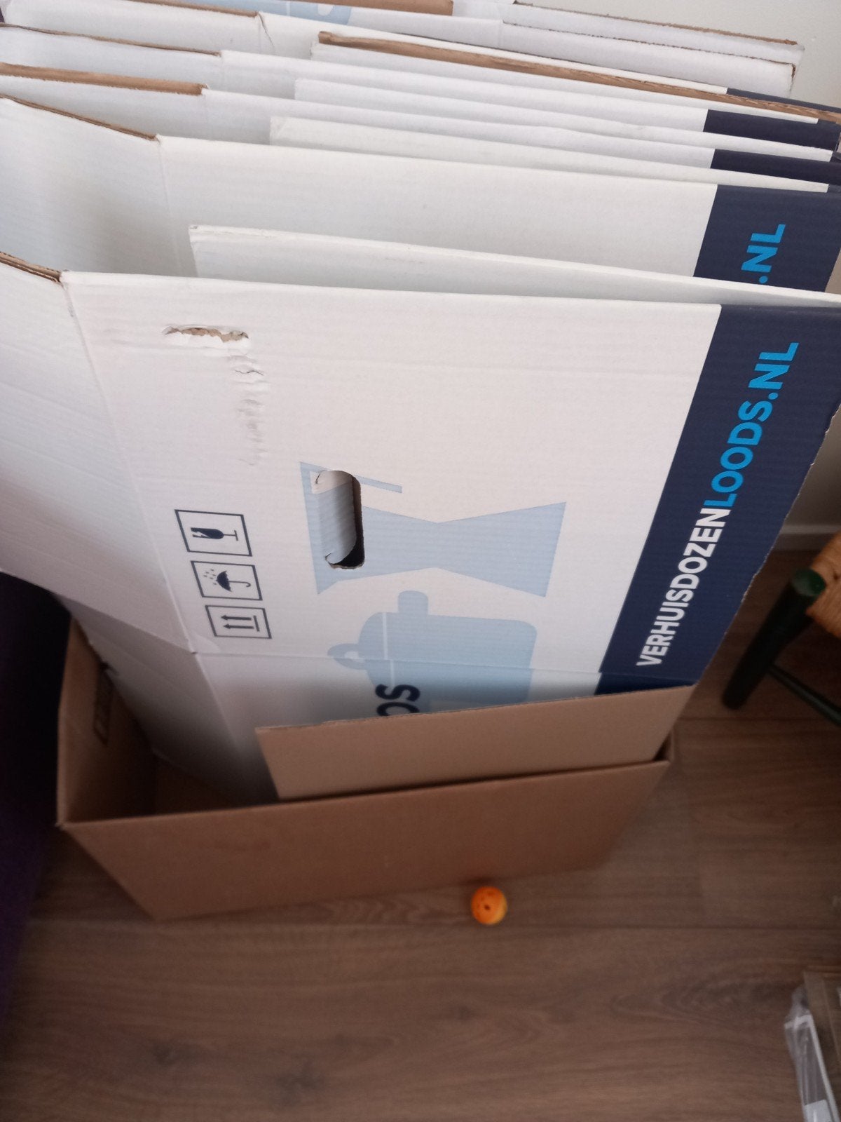 Verhuisdozen, 30-40 stuks, één maal gebruikt, Ophalen