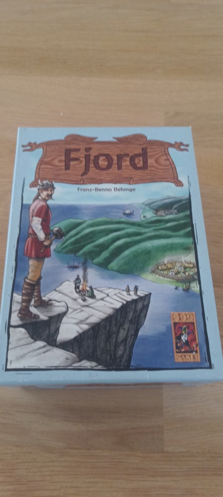 Fjord - Strategisch tegelplaatsingsspel voor 2 spelers, Een of twee spelers, Ophalen of Verzenden, Gebruikt, Hans im Glück