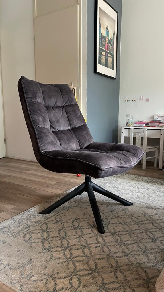 ZEN Lifestyle draaifauteuil, Ophalen, Zo goed als nieuw, Metaal, Eén