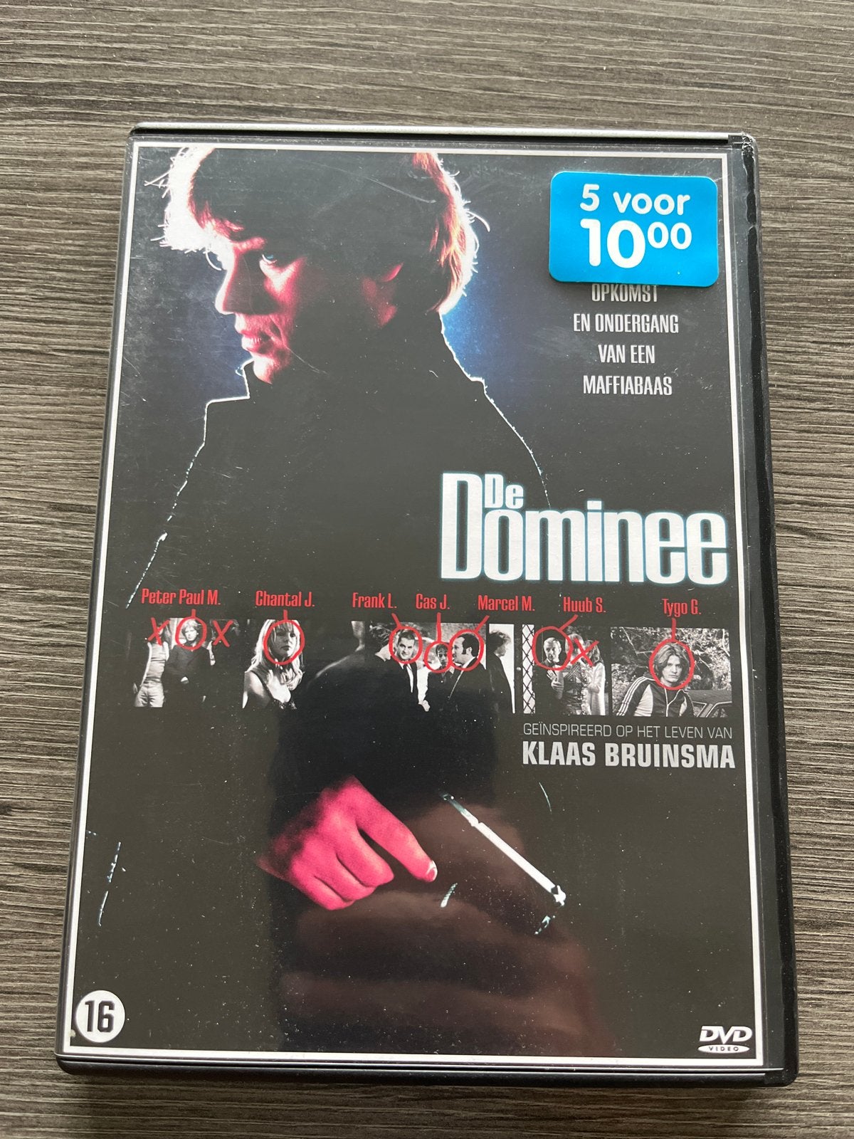 DVD De Dominee - Misdaadfilm over Klaas Bruinsma, Maffia en Misdaad, Gebruikt, Vanaf 16 jaar, Nederlands