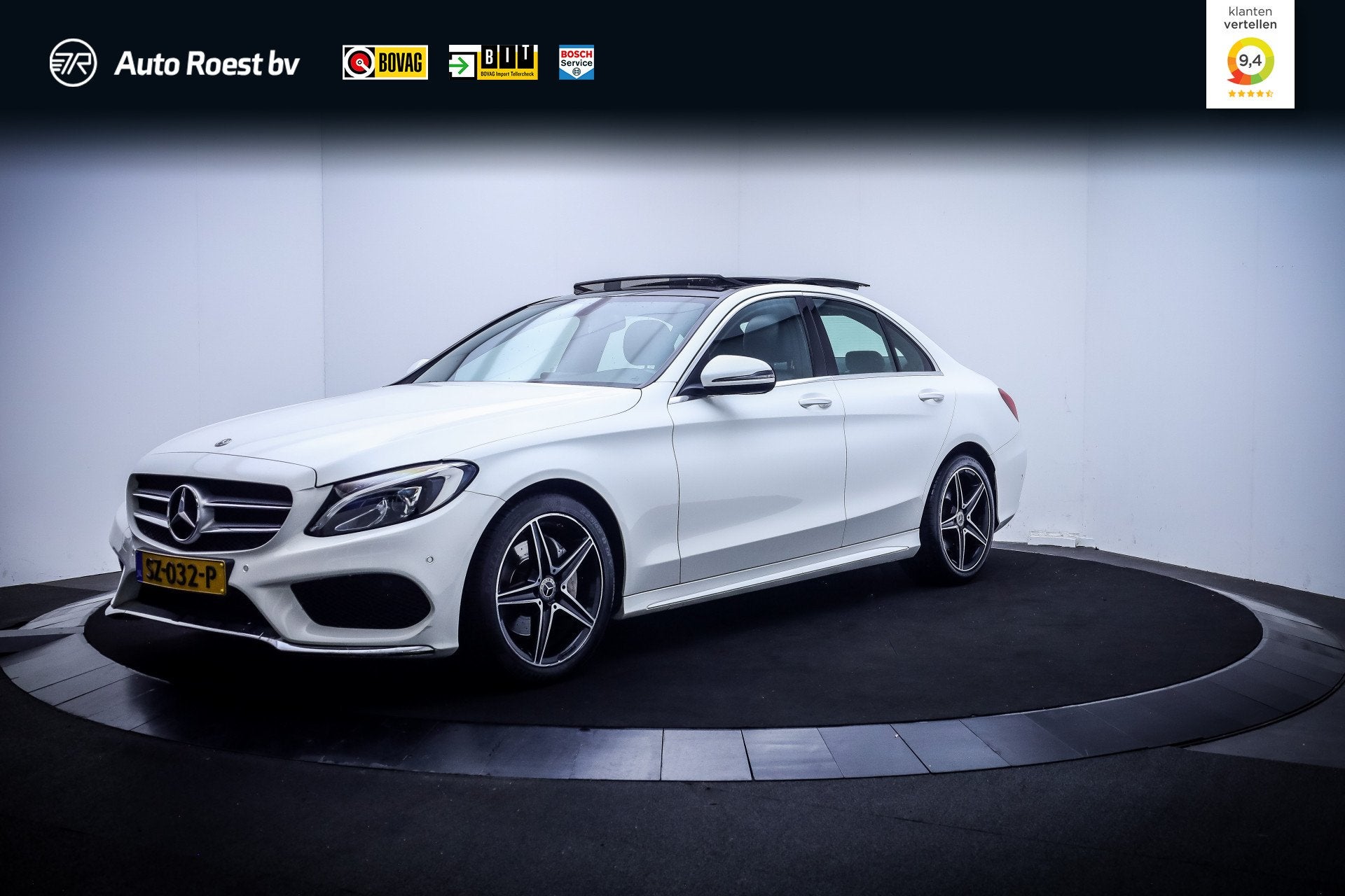 Mercedes-Benz C-Klasse 180CDI Aut. SPORT EDITION SCHUIFD. |, Achterwielaandrijving, Gebruikt, 4 cilinders, 116 pk