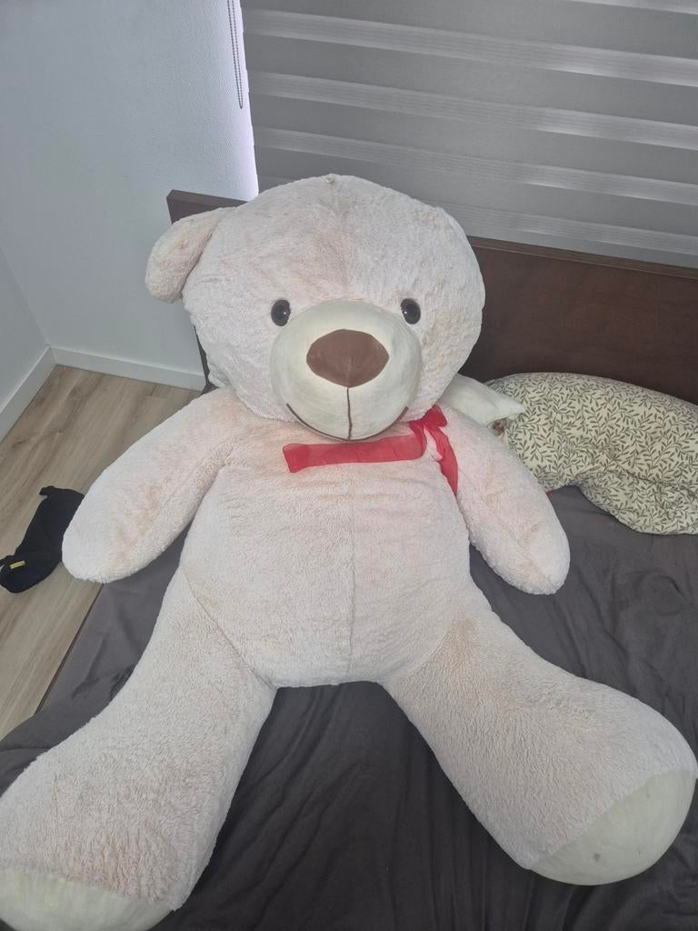 Grote teddybeer knuffel – 1,5 meter, Ophalen, Zo goed als nieuw, Overige typen