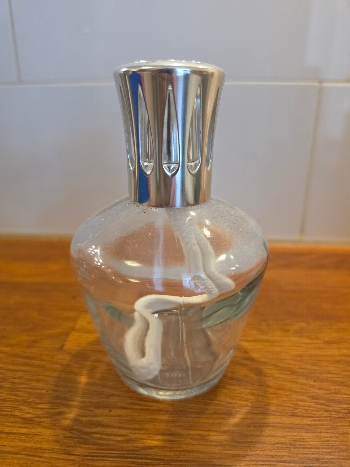 Lampe Berger oliebrander, Huis en Inrichting, Ophalen of Verzenden, Gebruikt, Glas, Geurverspreider