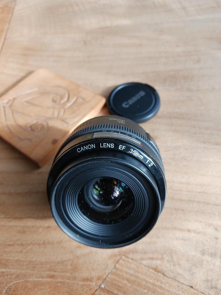 Canon 35 mm lens, Audio, Tv en Foto, Fotografie | Lenzen en Objectieven, Ophalen, Gebruikt, Groothoeklens