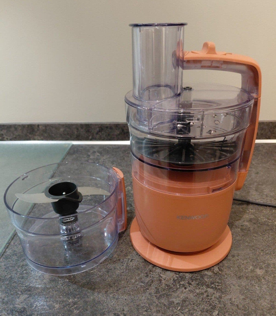 Kenwood Foodprocessor - Zo goed als nieuw, 1 tot 2 liter, 2 snelheden, Ophalen of Verzenden, Zo goed als nieuw