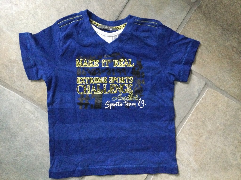 Zeer netjes jongens t shirt maat 110, Ophalen of Verzenden, Zo goed als nieuw, Jongen, Shirt of Longsleeve