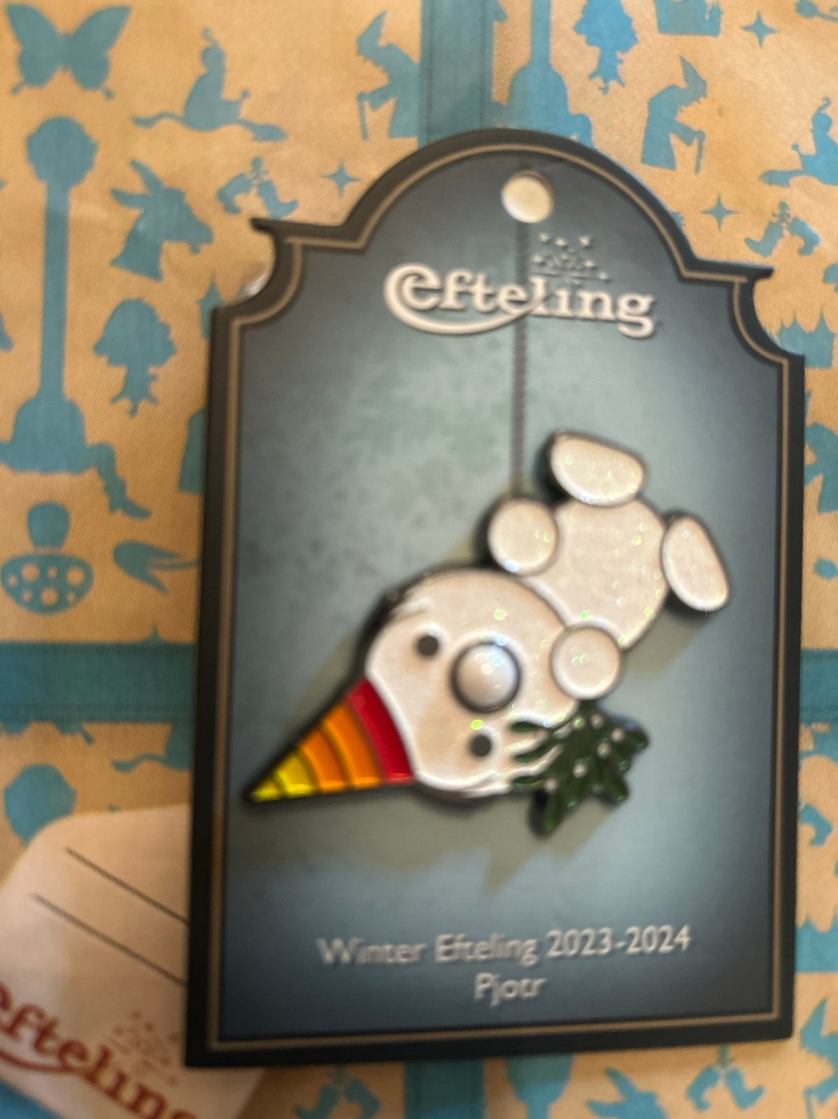 Efteling Winter Efteling 2023-2024 Pjotr Pin, Ophalen of Verzenden, Nieuw, Button of Speldje