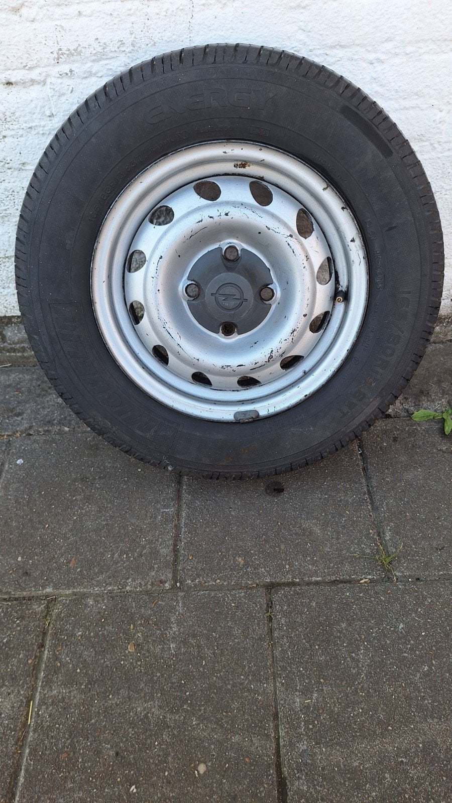Wiel, Opel Combo/Astra - Michelin 165/80 R15, Ophalen of Verzenden, Gebruikt