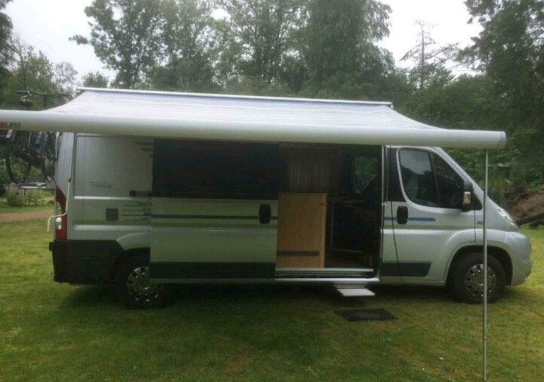 Gebruikte & Beschadigde Rechter Spiegel Fiat Ducato Camper !, Ophalen of Verzenden, Gebruikt