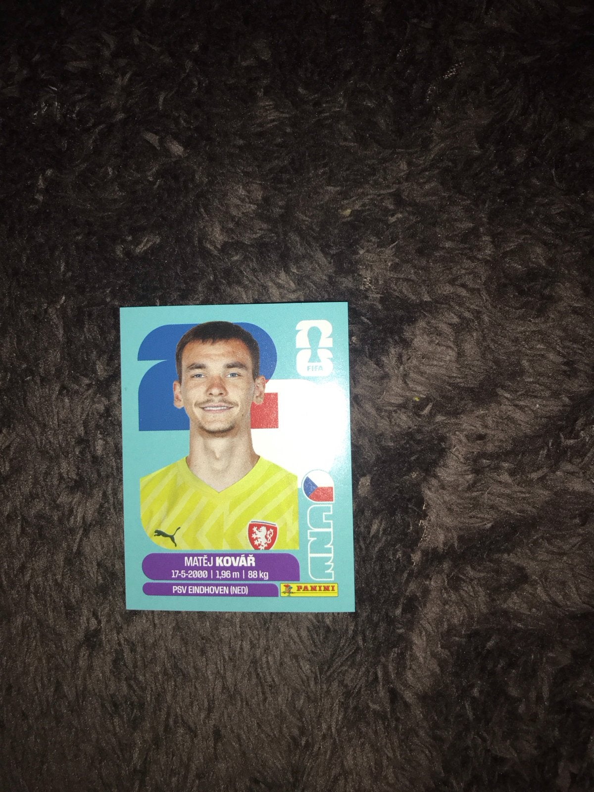Matěj Kovář Panini FIFA 365 Adrenalyn XL 2023 PSV, Ophalen of Verzenden, Zo goed als nieuw, PSV, Spelerskaart