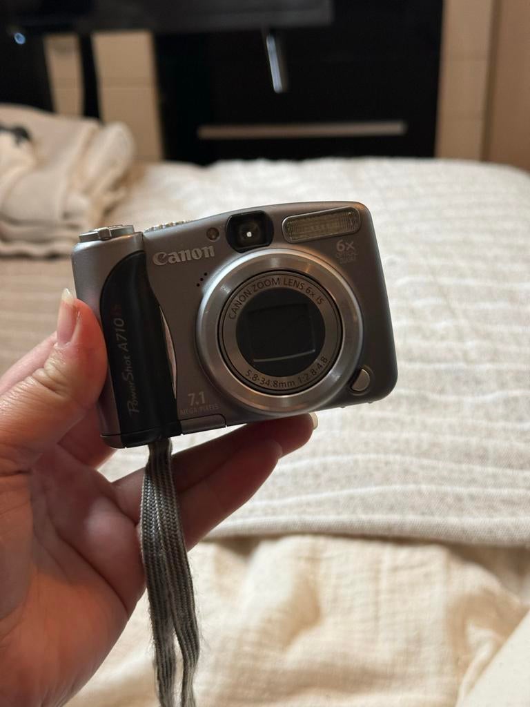 Canon PowerShot A70 Digitale Camera met Tas en Accessoires, Ophalen of Verzenden, Gebruikt, Overige typen, Canon