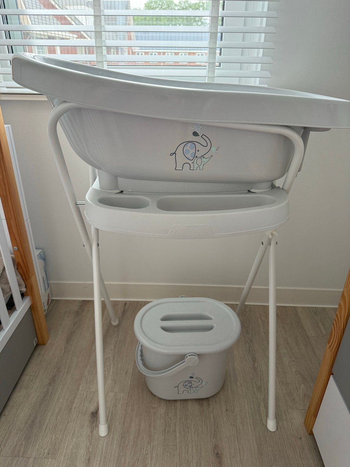 Baby badje met accessoires incl. verschoningsmat, Ophalen, Zo goed als nieuw, Badje, Bébé-jou