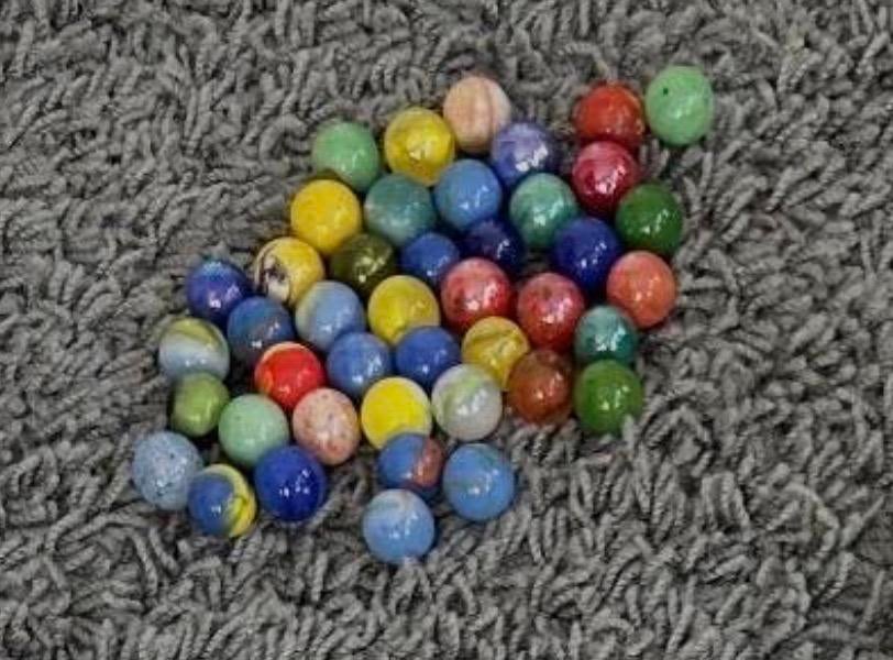 Swirl knikkers, Ophalen of Verzenden, Zo goed als nieuw
