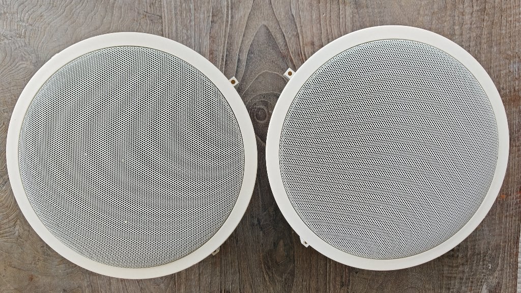 2 professionele inbouw luidsprekers, Gebruikt, 120 tot 150 watt, Overige typen, Yamaha
