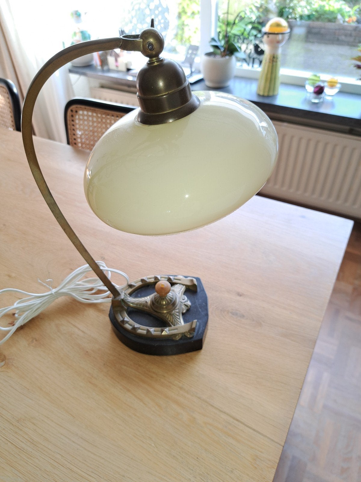 vintage bureaulamp, Ophalen