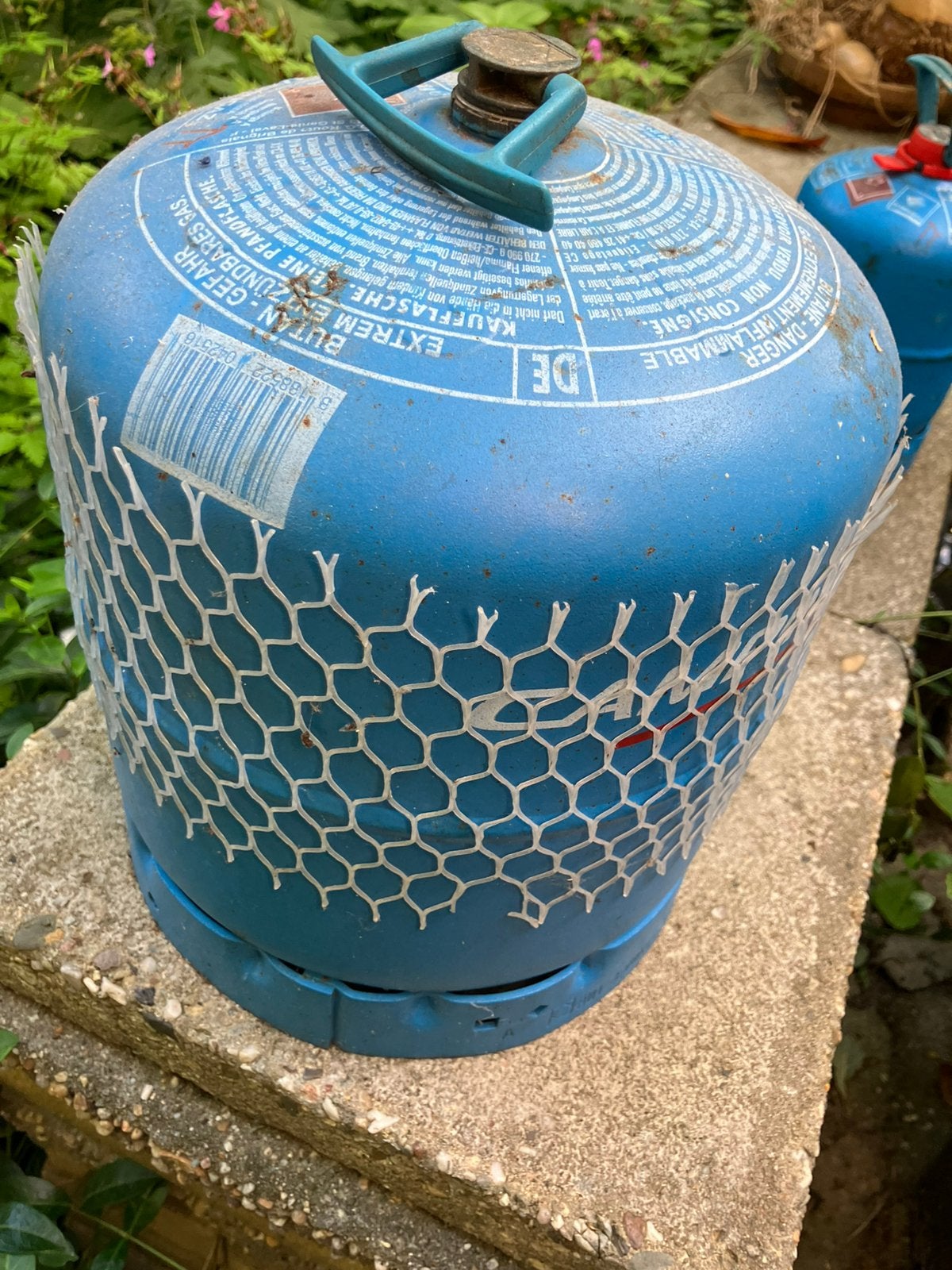 Camping gasfles, Caravans en Kamperen, Kampeeraccessoires, Ophalen, Zo goed als nieuw