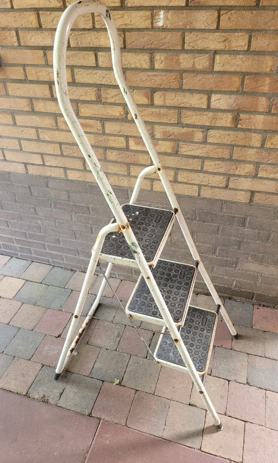 Brabantia huishoudtrap type TA-3 - 3 treden, Ophalen, Gebruikt, Trap, Opvouwbaar of Inschuifbaar