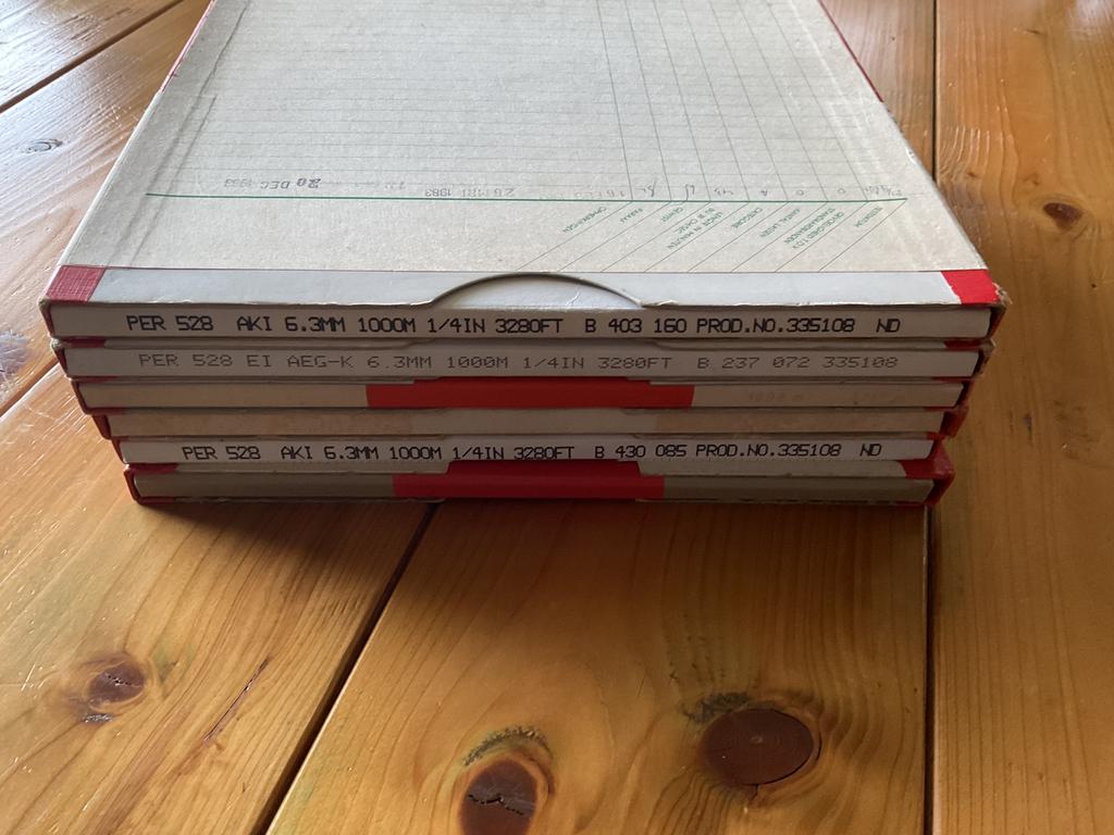 Professioneele audio tape te koop, Ophalen of Verzenden, Bandrecorder