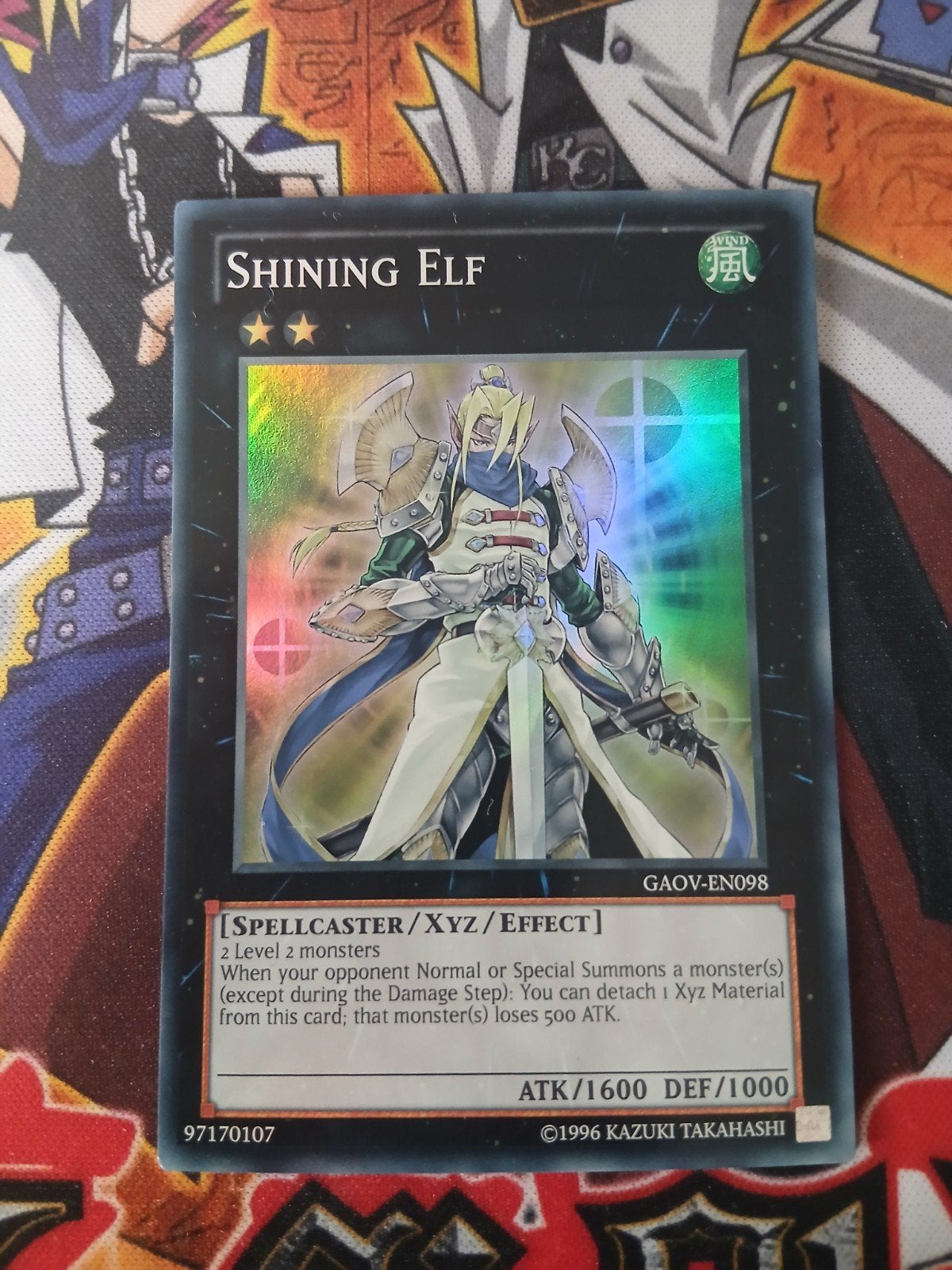 Shining Elf - Super Rare GAOV - Yu-Gi-Oh, Ophalen of Verzenden, Zo goed als nieuw, Foil