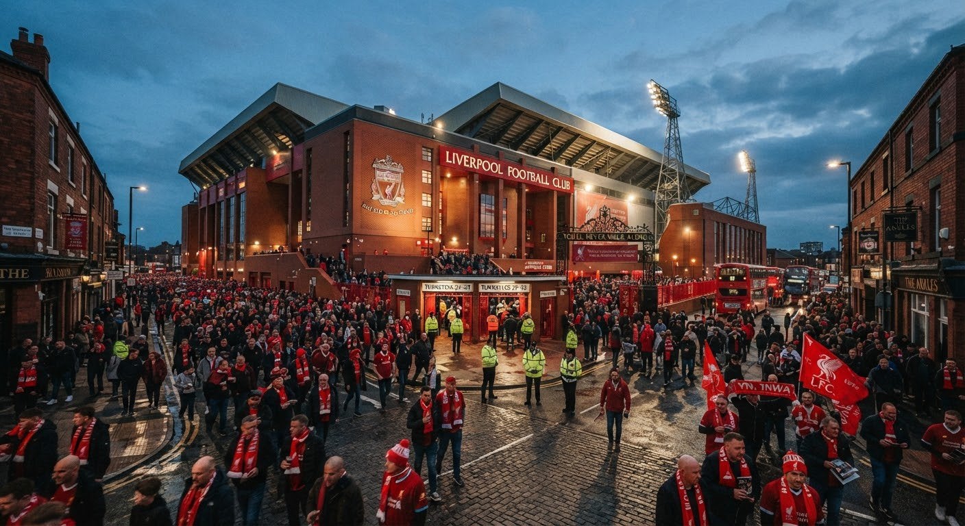 Voetbalreis Liverpool, Drie personen of meer