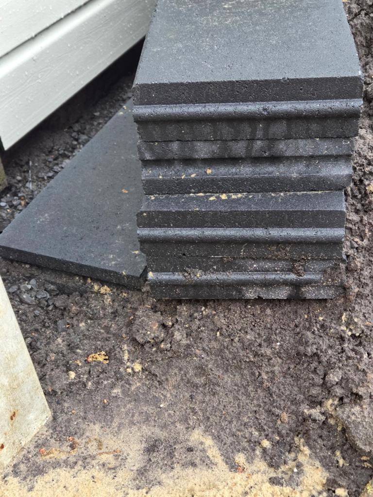 5 opsluit bandjes nieuw., Tuin en Terras, Tegels en Klinkers, Ophalen, Overige typen, Nieuw, Minder dan 5 m²