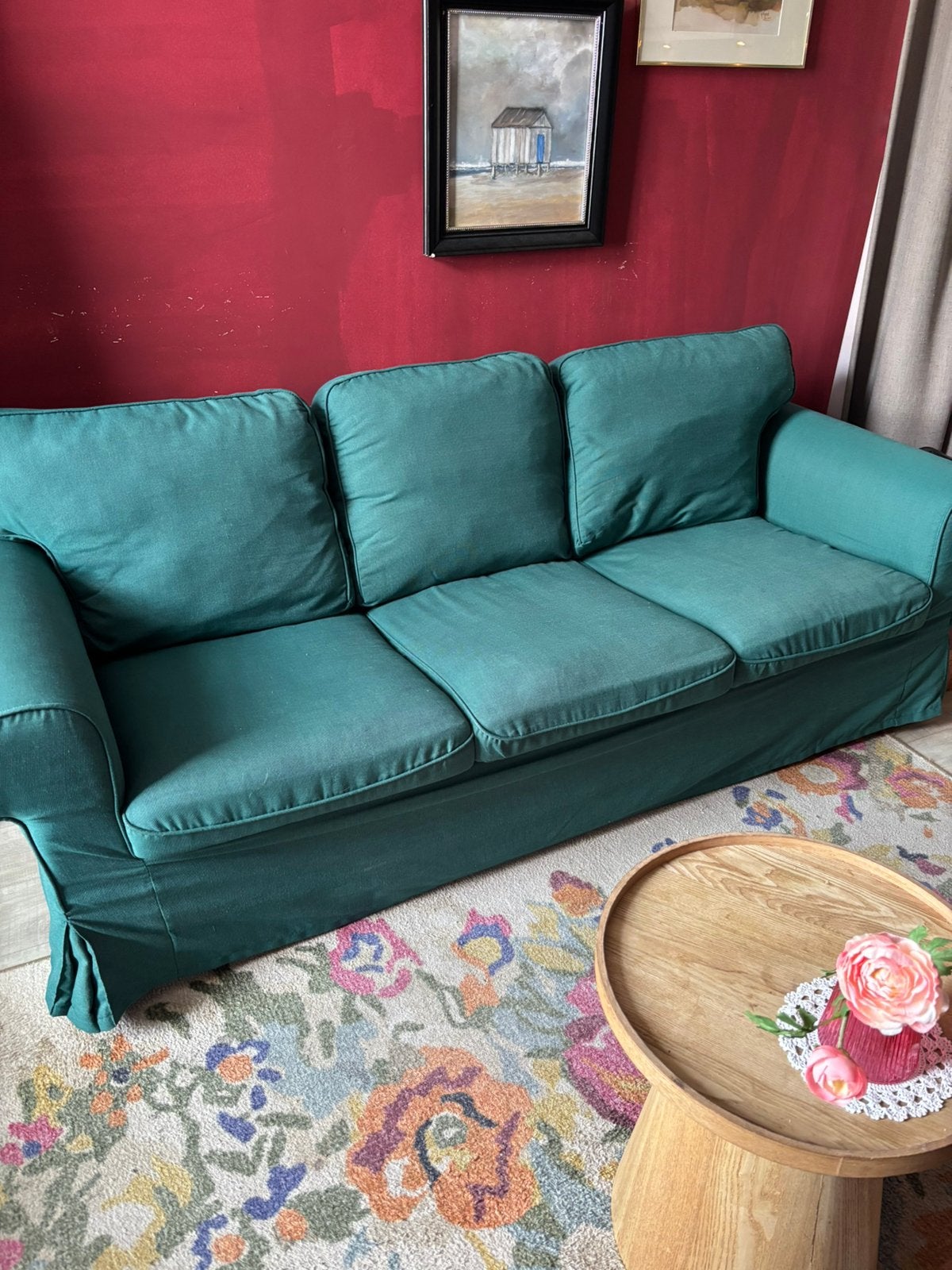 Ikea ektorp 3 persoons, Ophalen of Verzenden, Zo goed als nieuw, 75 tot 100 cm, Tweepersoons