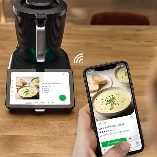 Thermomix TM7: De Ultieme Keukenmachine met Smart Display, 3 snelheden of meer, Ophalen of Verzenden, Zo goed als nieuw, Vorwerk